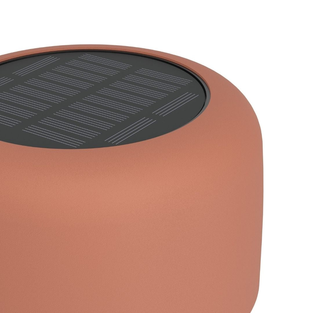 Roccanova Orange Solar LED Rechargeable Touch Table Lamp