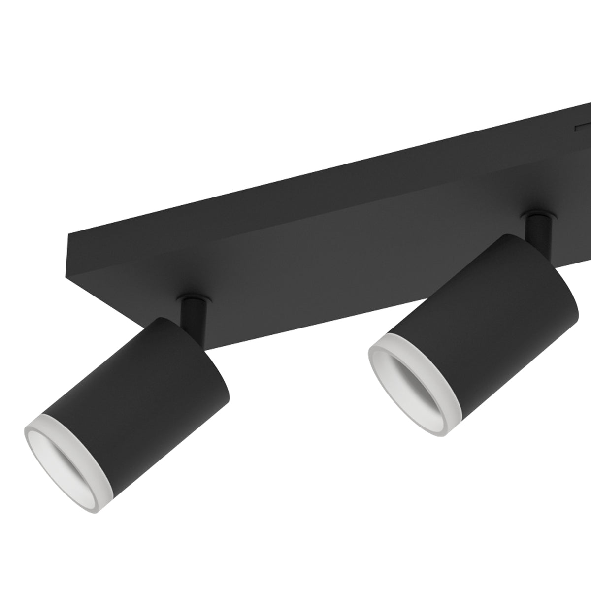 Melitello-z 4-Light Black LED Spotlight Bar