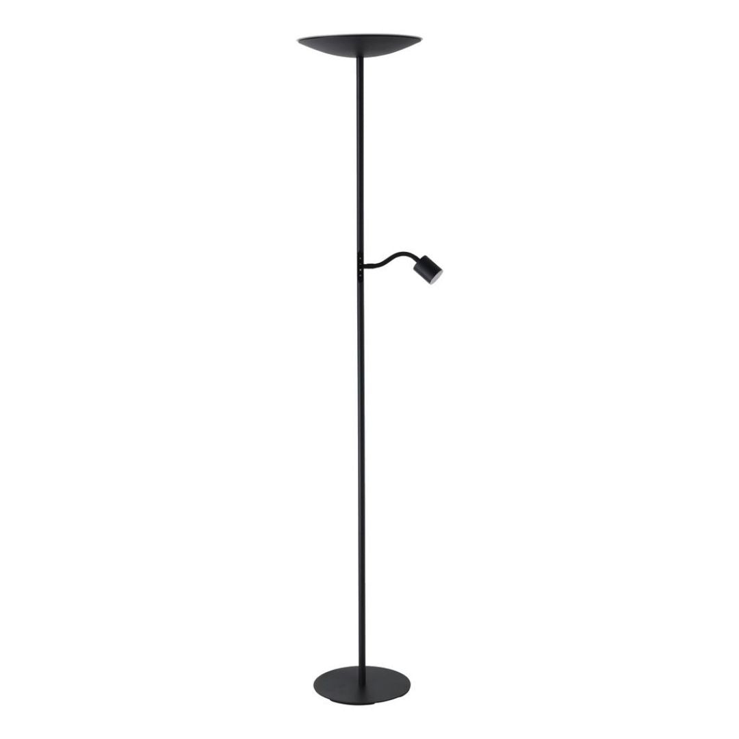 Conivarino 2 Light Black LED Floor Lamp