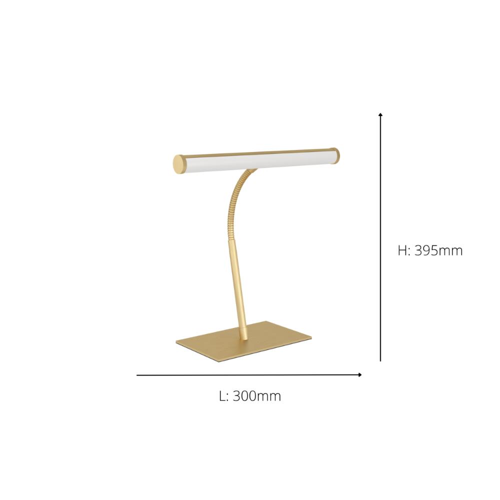 Riccione Brass LED Table Lamp