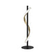 Conaprato Black and Brushed Brass LED Table Lamp