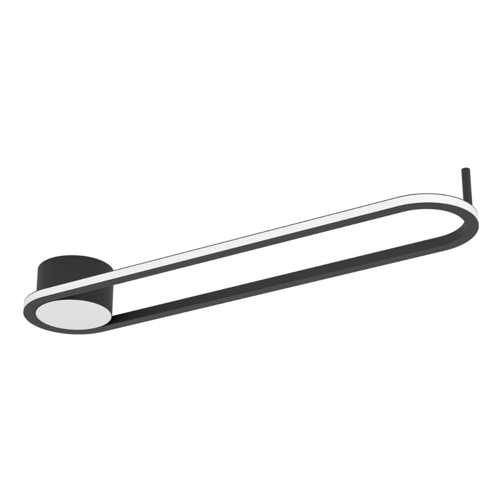 Collecorvino Black LED Flush Ceiling Light
