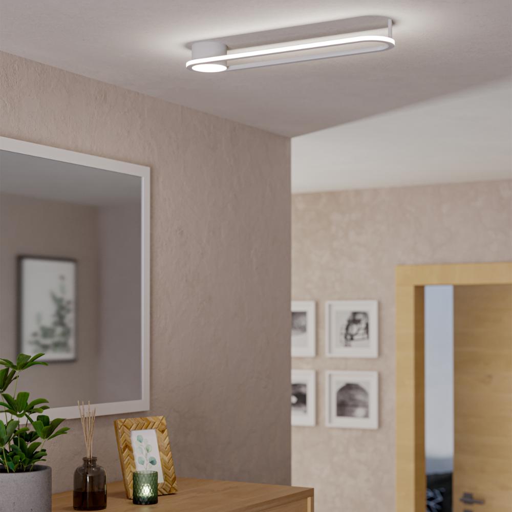 Collecorvino White LED Flush Ceiling Light