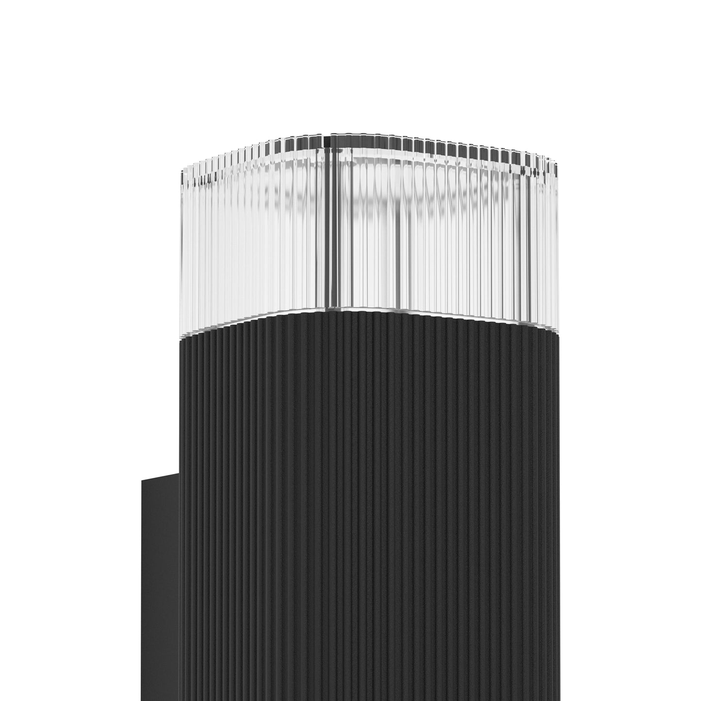Castelnuovo 2-Light Black LED Outdoor Wall Light