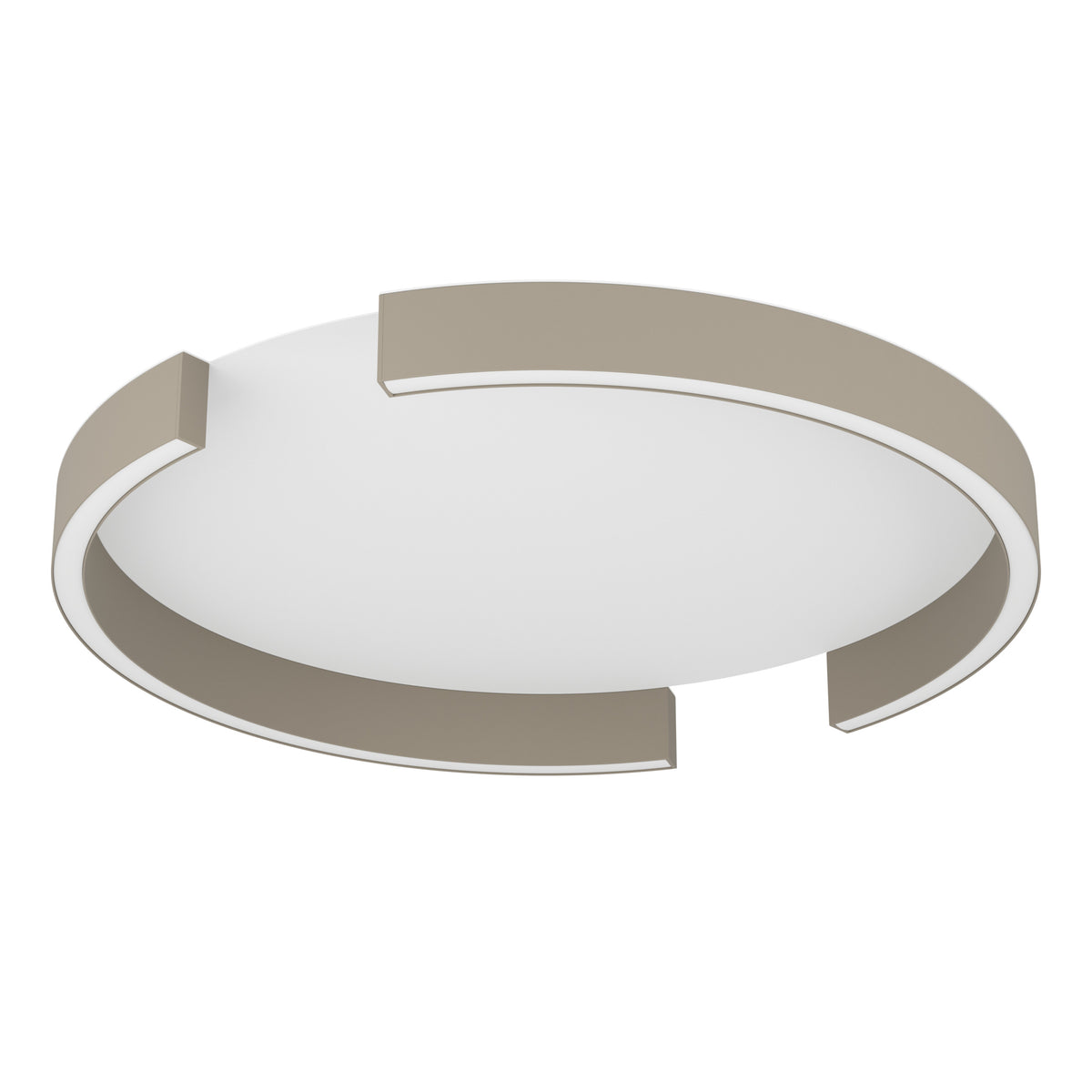 Copertino Natural LED Semi-Flush Ceiling Light