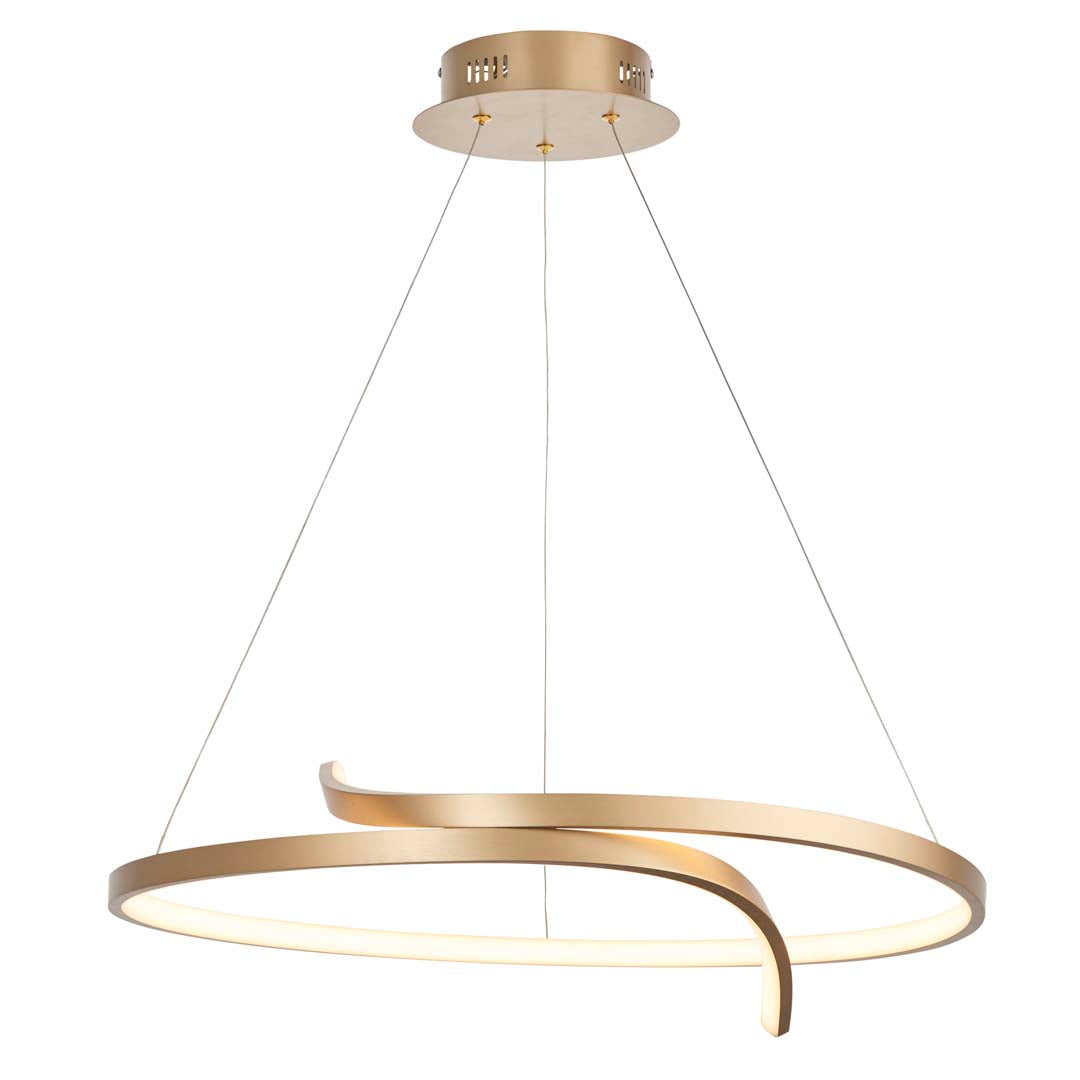 Rafe Matt Gold LED Ceiling Pendant