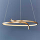 Rafe Matt Gold LED Ceiling Pendant