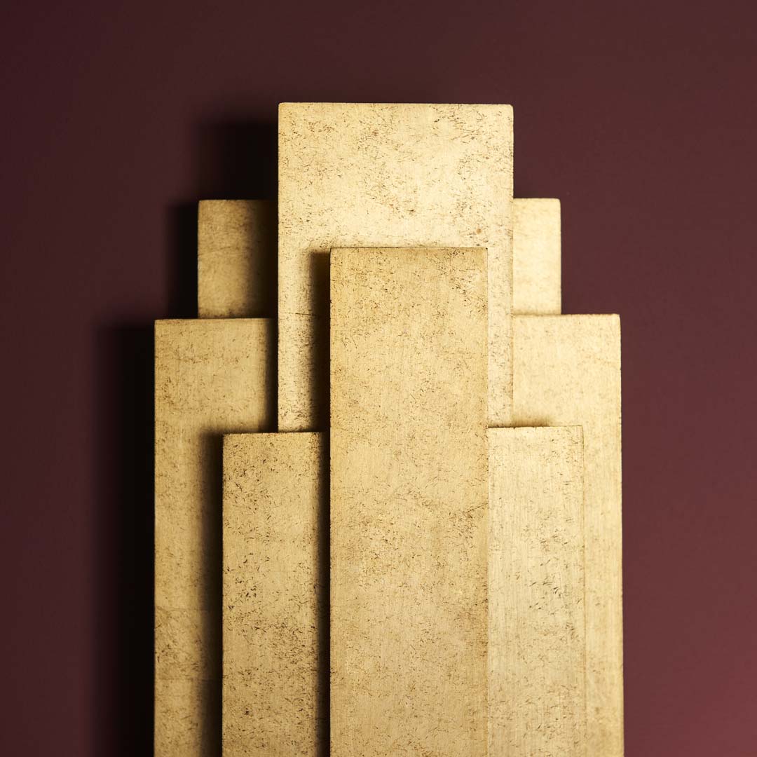 Neus 2 Light Antique Gold Wall Bracket