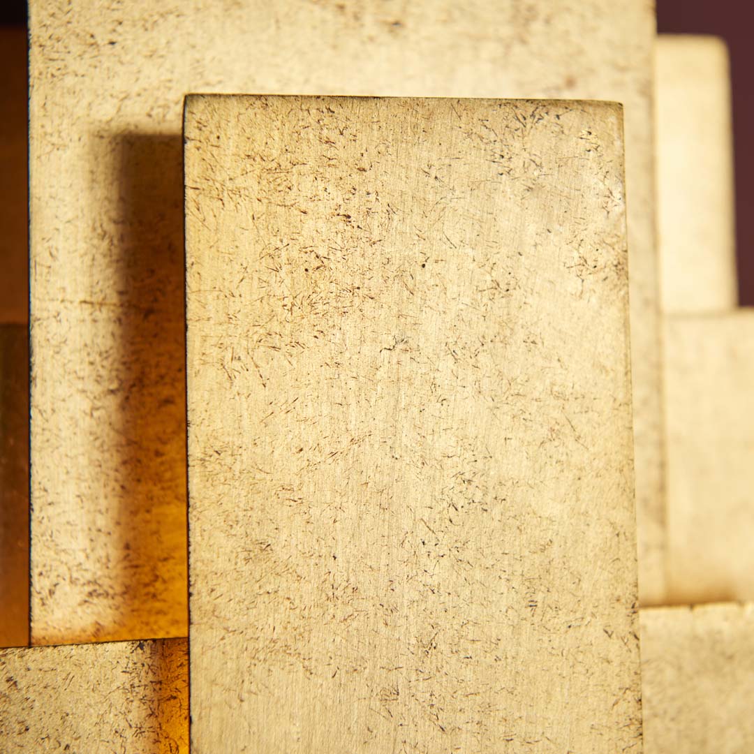 Neus 2 Light Antique Gold Wall Bracket