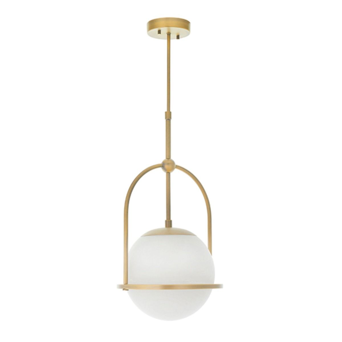 Pilar 1 Light Brass Ceiling Light