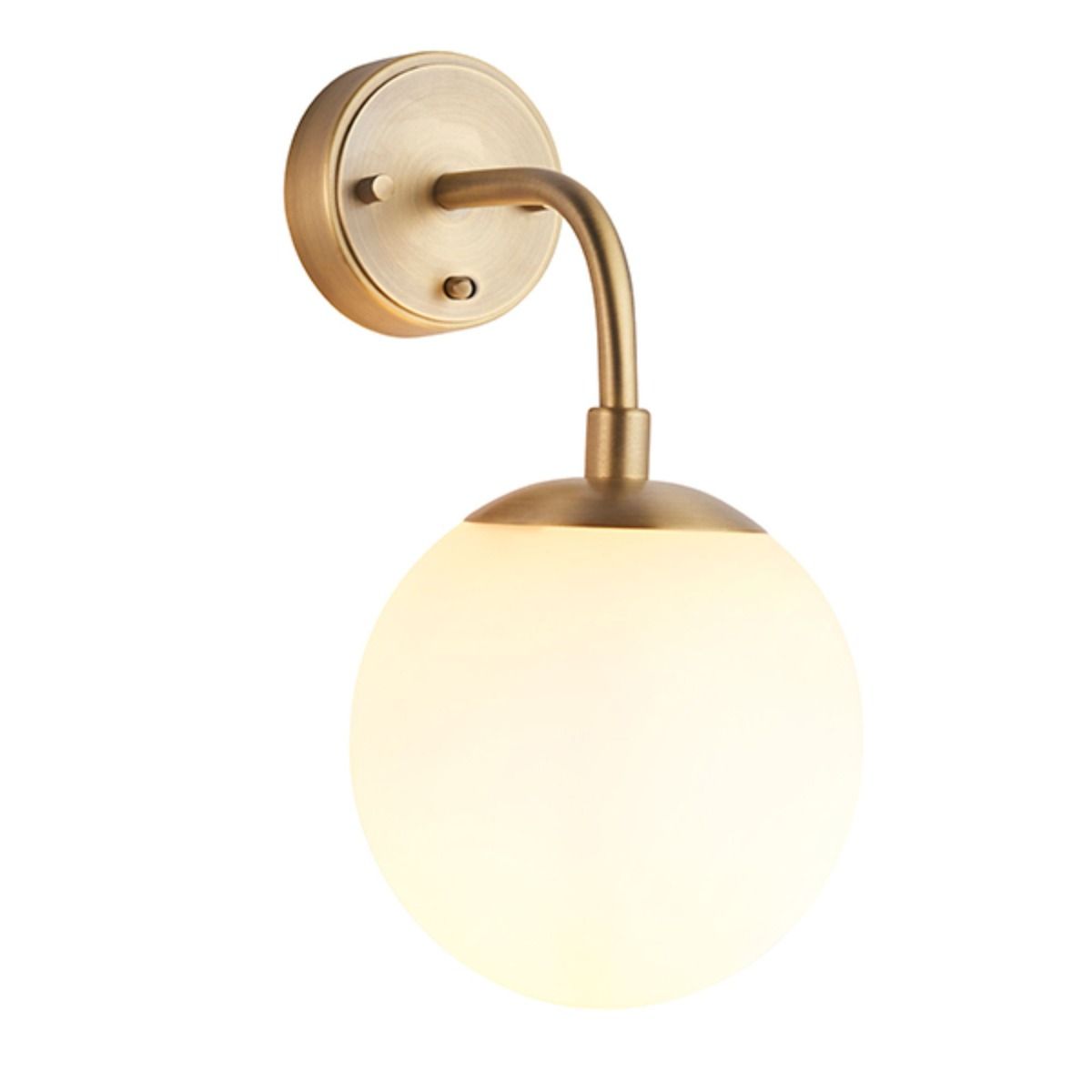 Pilar 1 Light Brass Wall Bracket