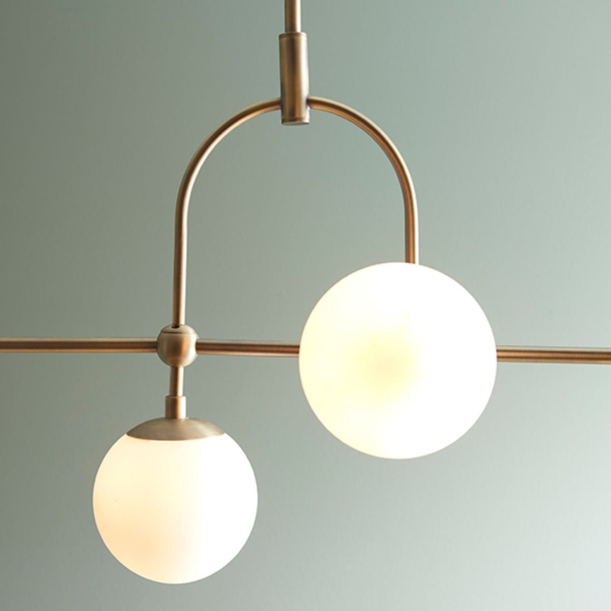 Pilar 5 Light Brass Ceiling Light