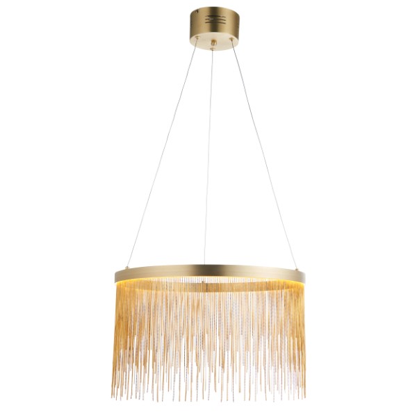 Zelma Satin Brass LED Ceiling Pendant