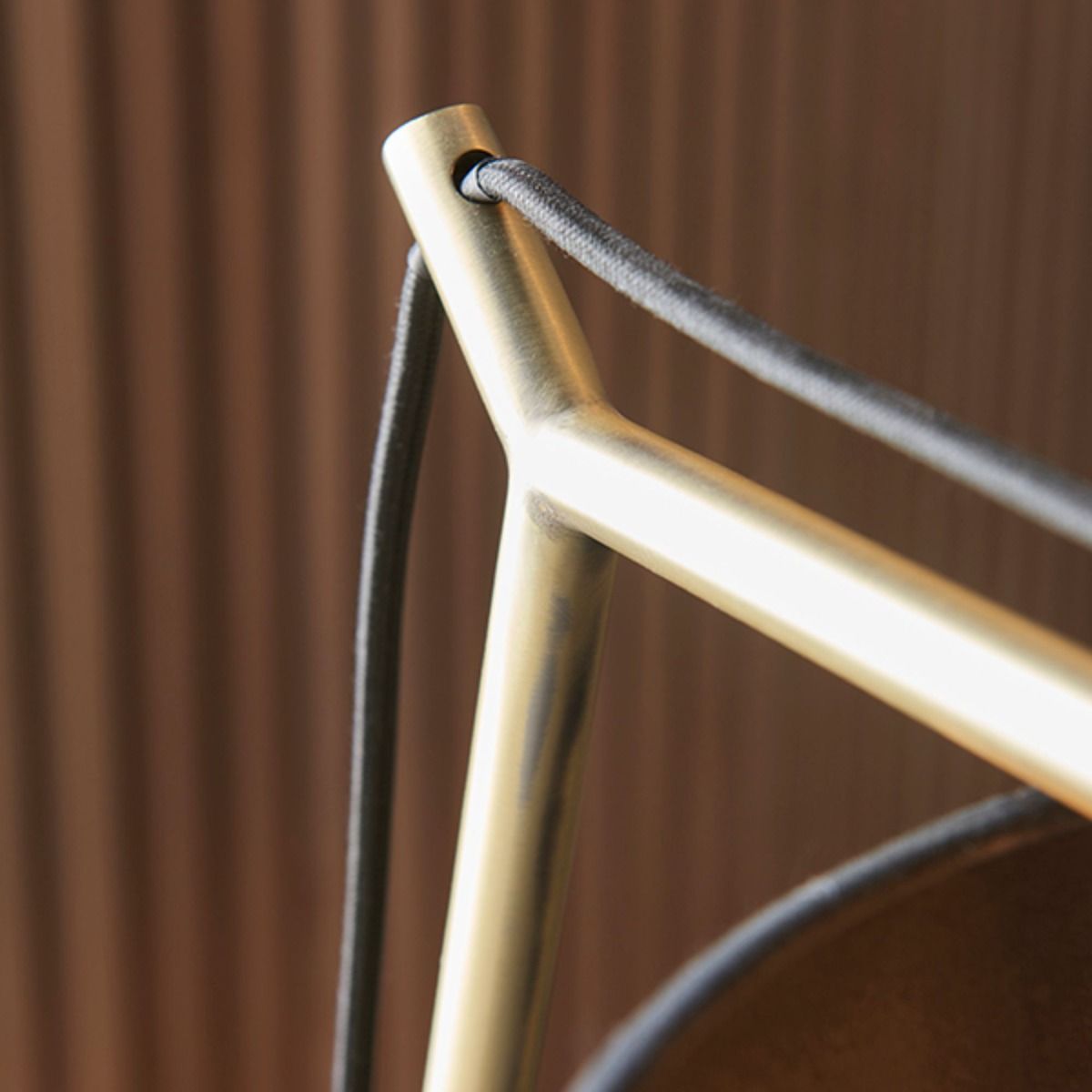Zaira Brass and Black Desk Table Lamp