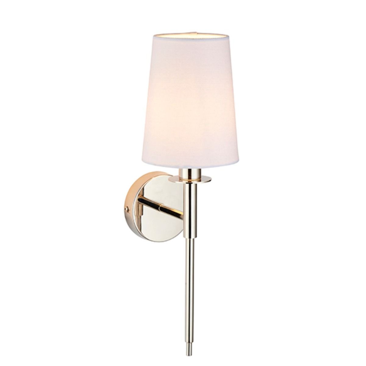 Carlota Nickel and White Wall Bracket