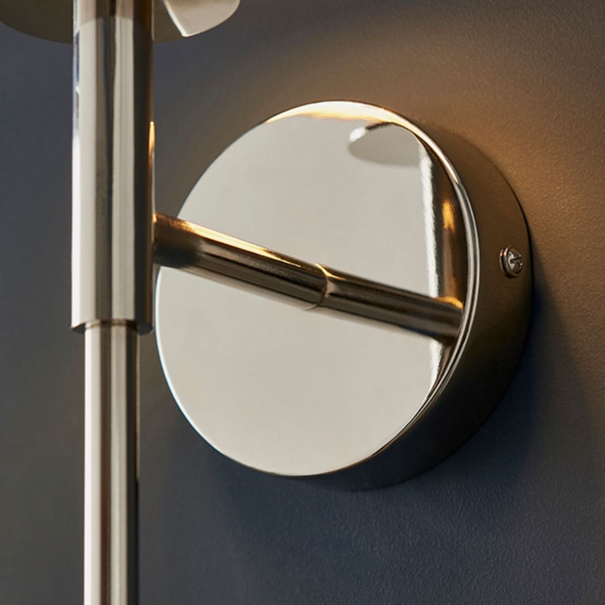 Carlota Nickel and White Wall Bracket