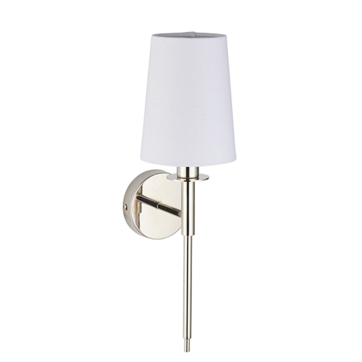 Carlota Nickel and White Wall Bracket