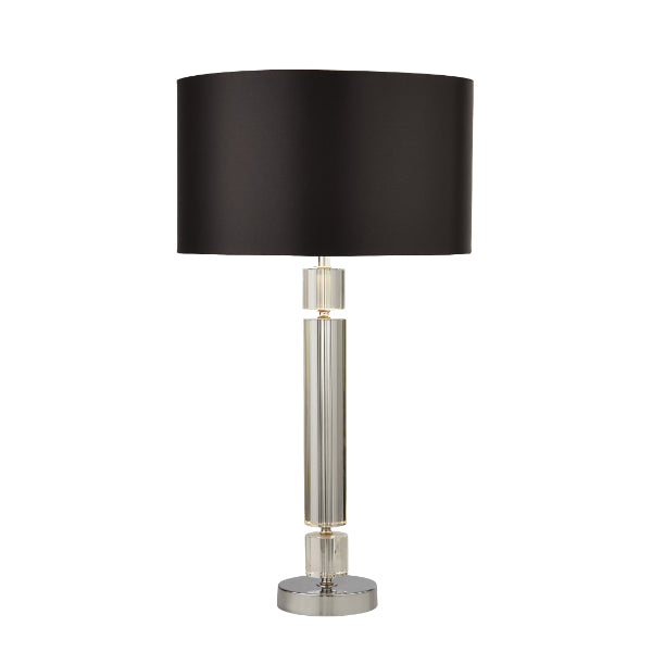 Kylie Black & Chrome Table Lamp