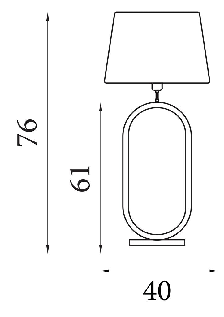 Modish Bronze Table Lamp