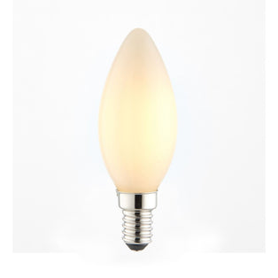 E14/SES 4w LED Candle Coated Warm White Dimmable Light Bulb