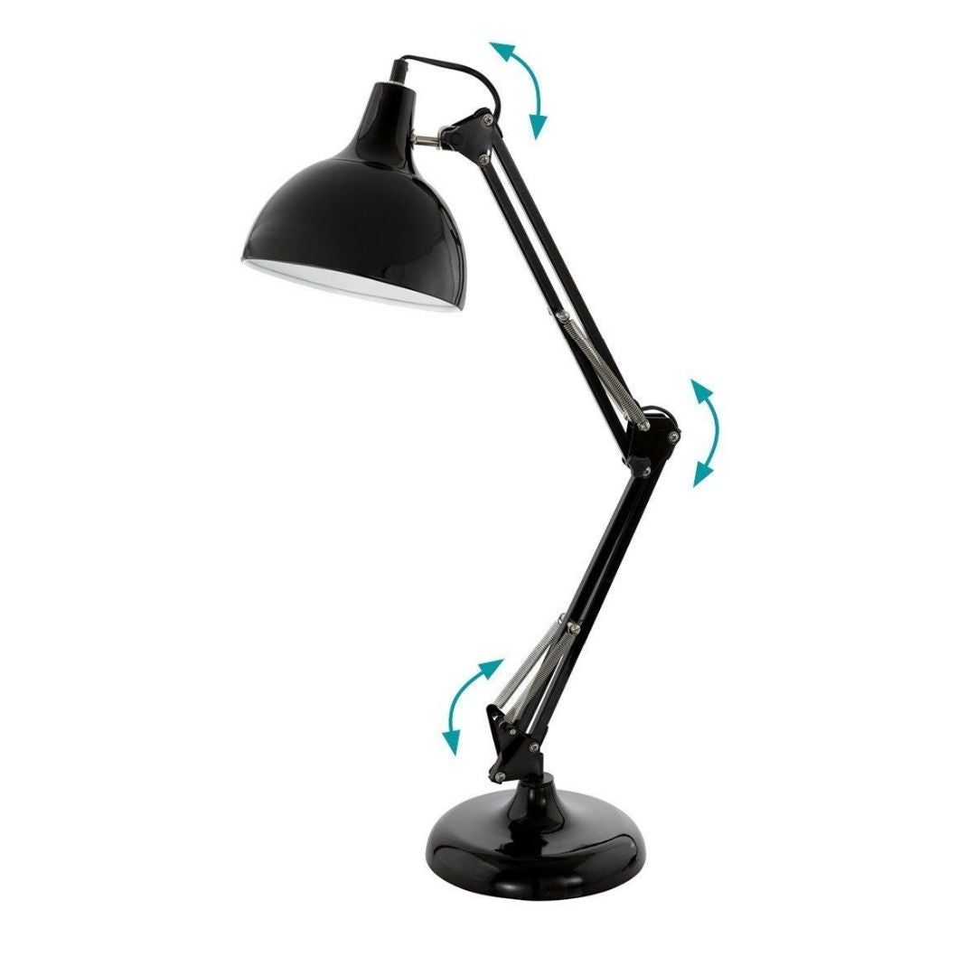 Borgillio Black Desk Table Lamp