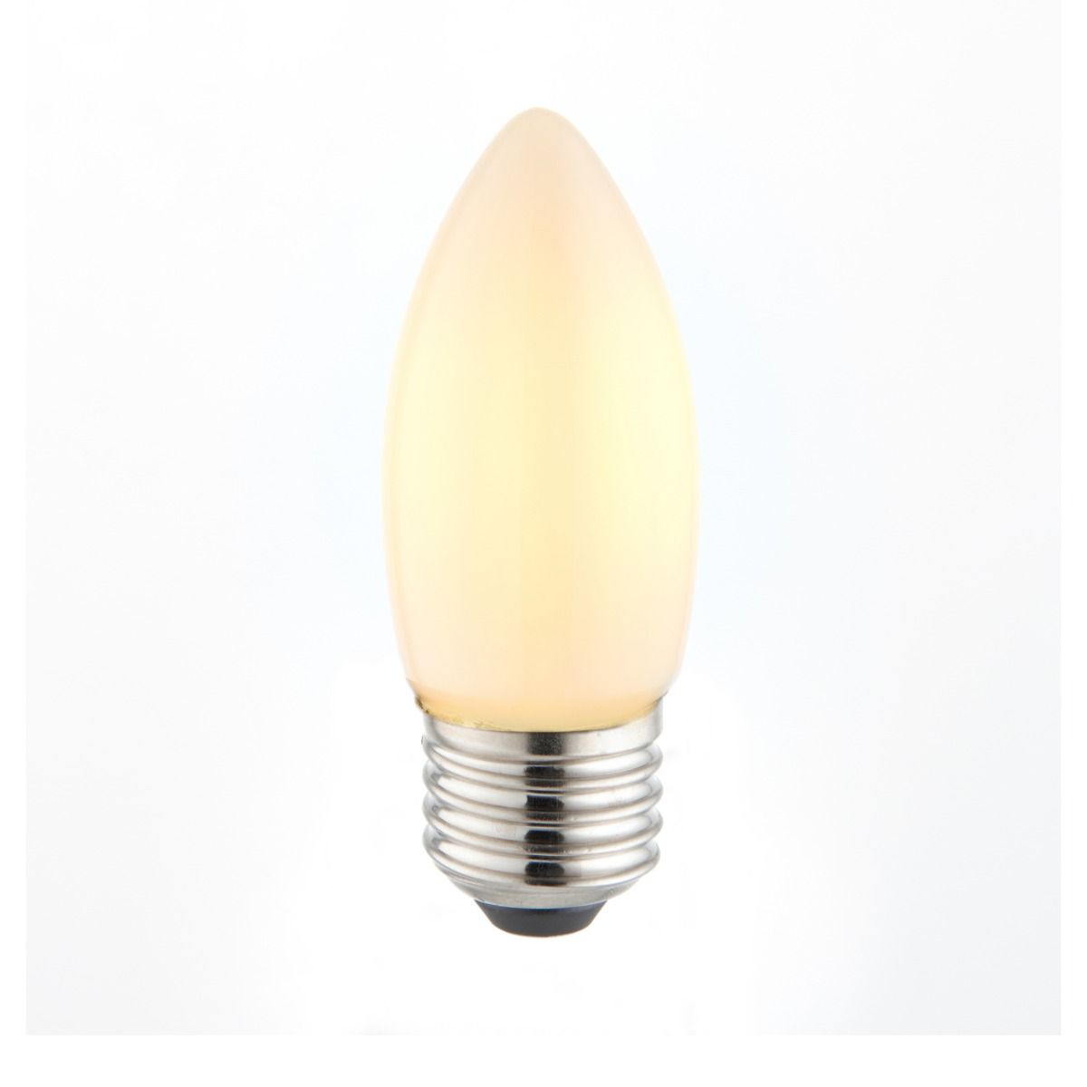 E27/ES 4w LED Candle Coated Warm White Dimmable Light Bulb