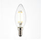 E14/SES 4w LED Candle Clear Cool White Dimmable Light Bulb