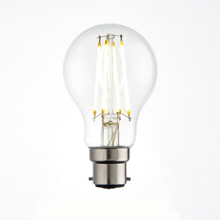 B22/BC 7w LED GLS Clear Cool White Dimmable Light Bulb