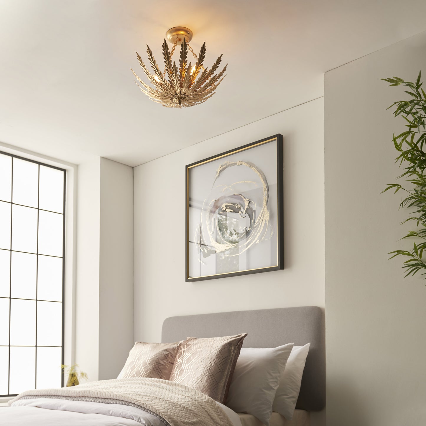 Delphine 3 Light Flush Gold