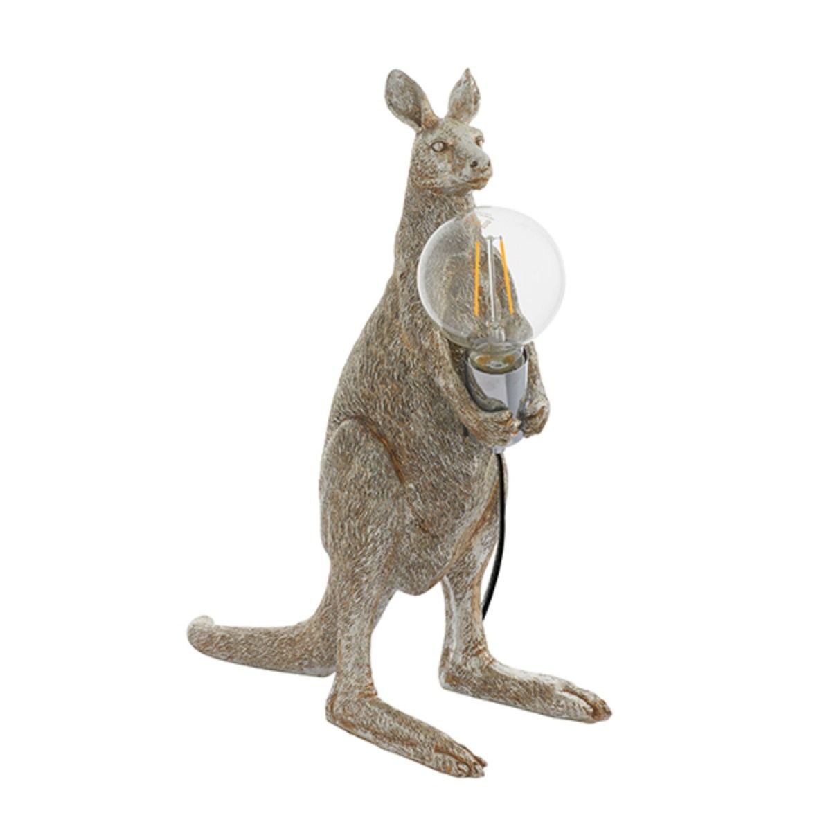 Skippy Vintage Silver Table Lamp