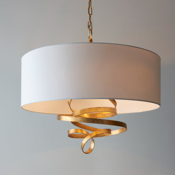 Natela Gold Leaf Ceiling Pendant
