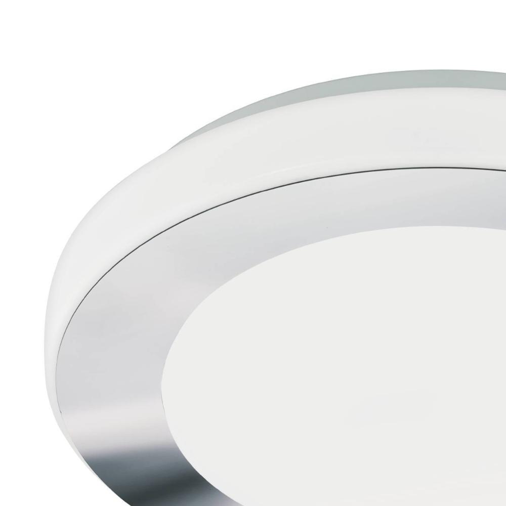 Carpi Chrome LED Bathroom Flush Ceiling Light