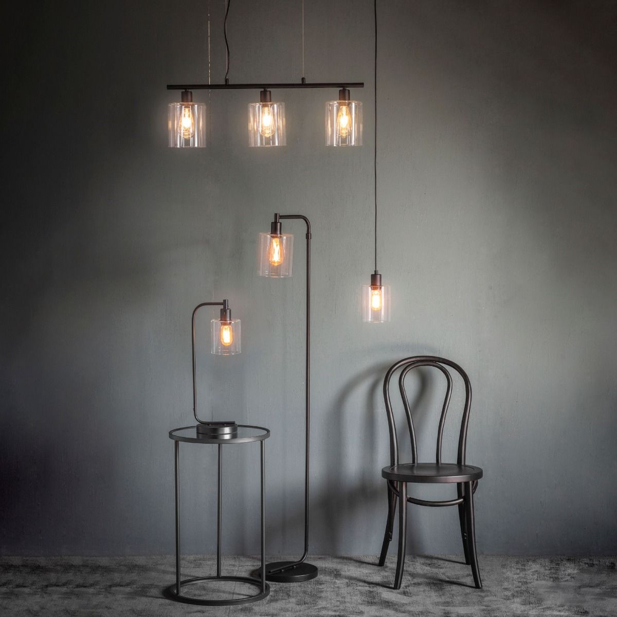 Toledo Black Table Lamp