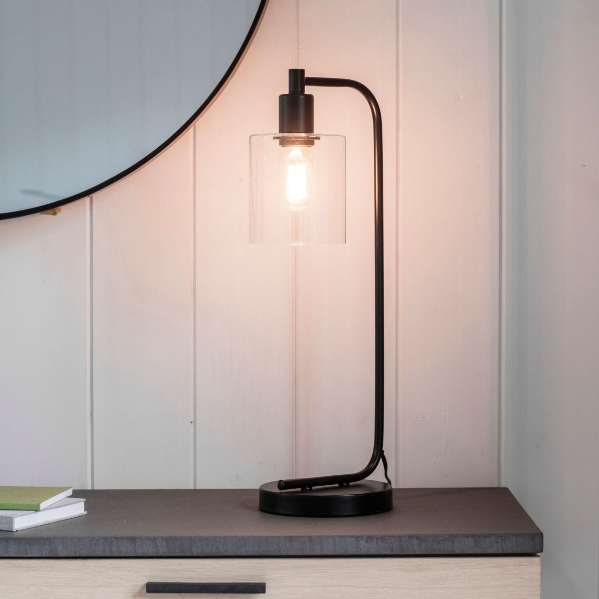 Toledo Black Table Lamp
