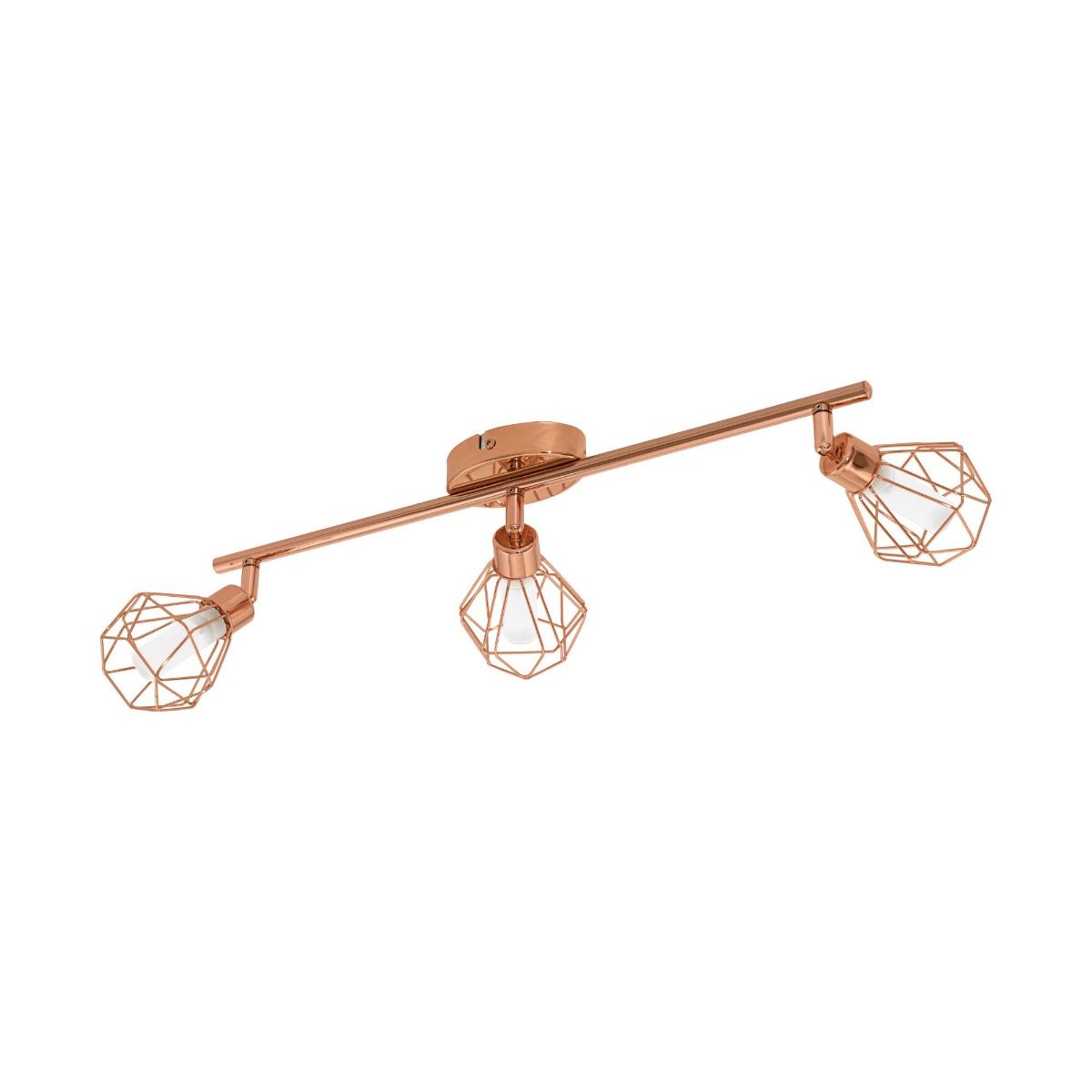 Zapata 3 Light Copper Spot Bar Ceiling Light