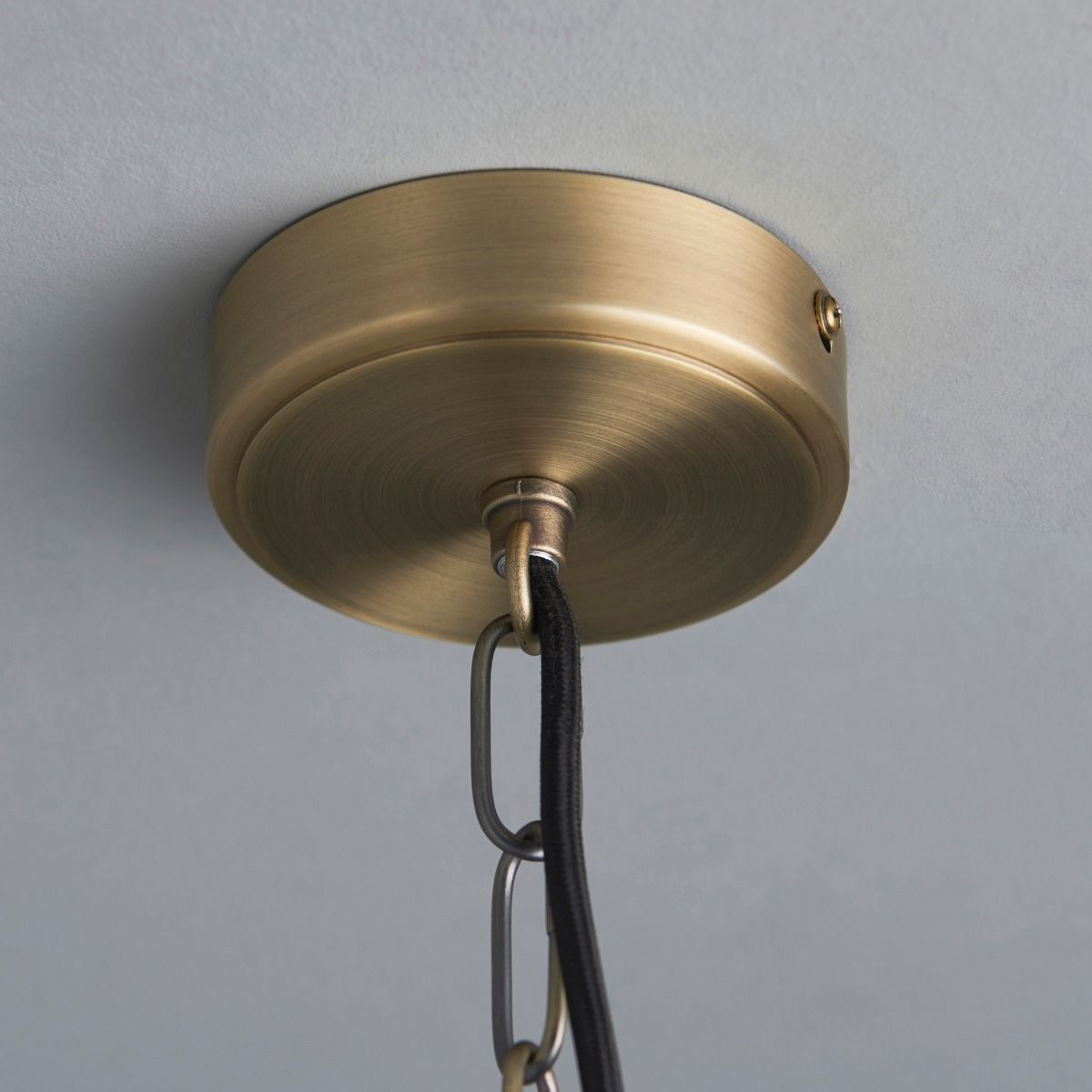 Hurst 1 Light Antique Brass Ceiling Pendant