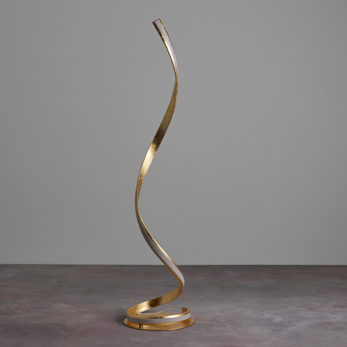 Aria LED Gold Leaf Floor Lamp