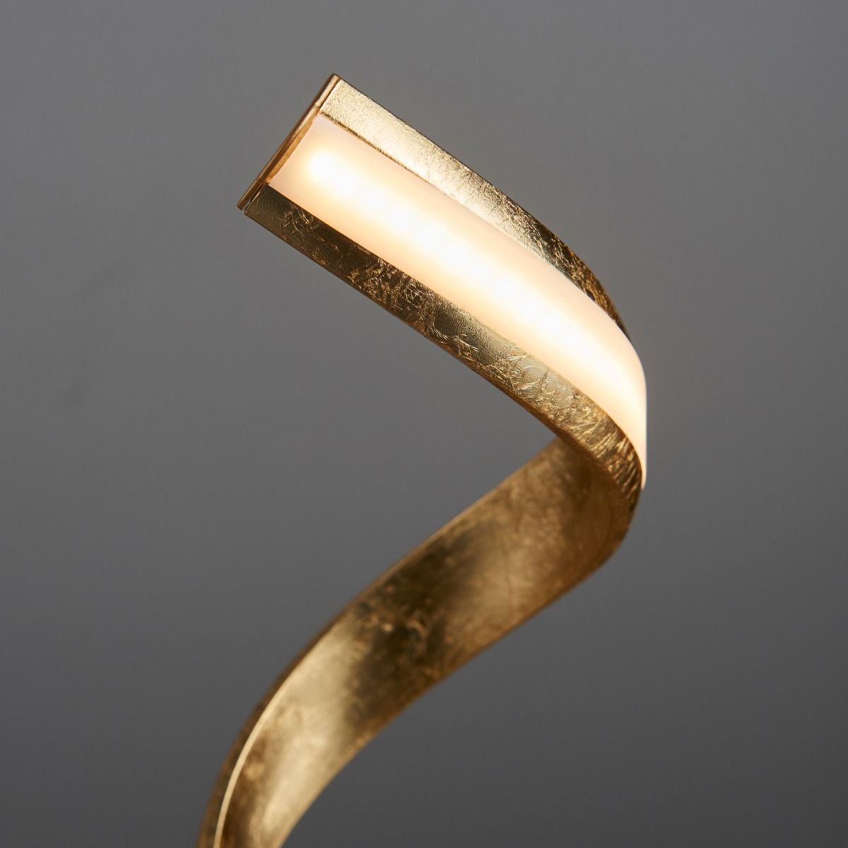Aria Gold Leaf LED Table Lamp