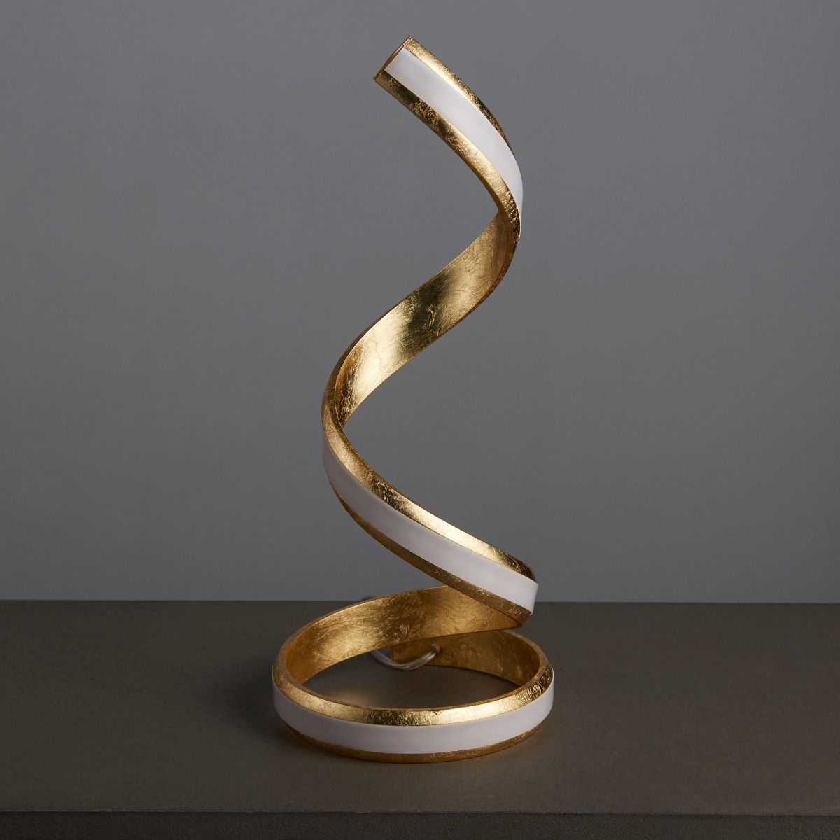 Aria Gold Leaf LED Table Lamp