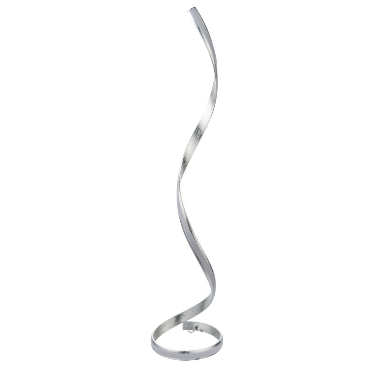 Aria LED Silver Leaf Floor Lamp