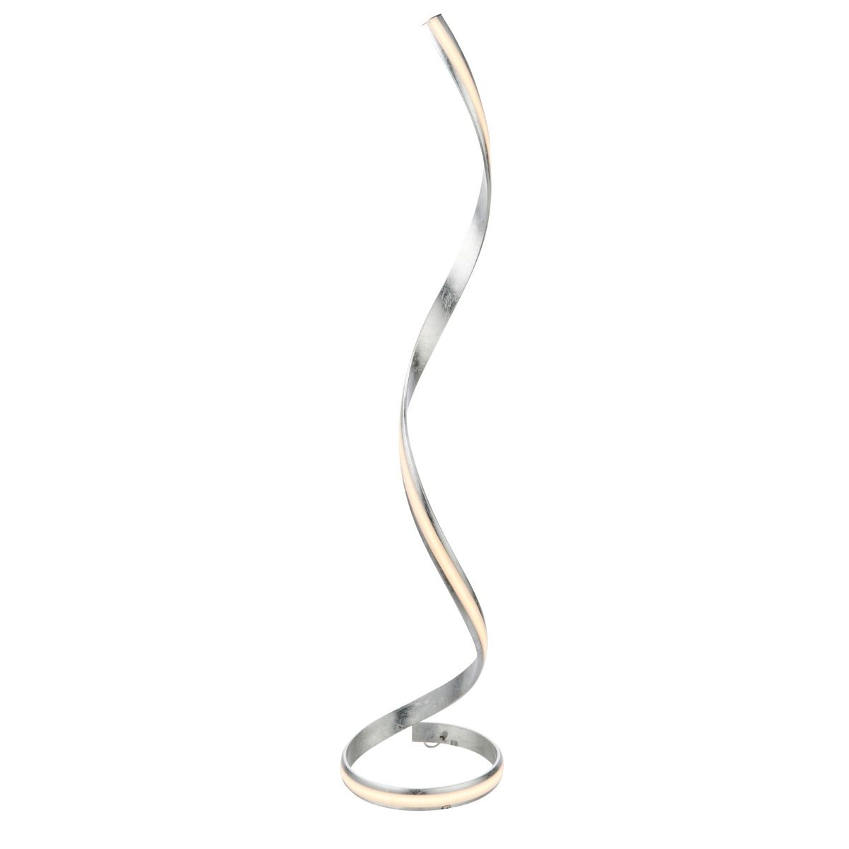 Aria LED Silver Leaf Floor Lamp