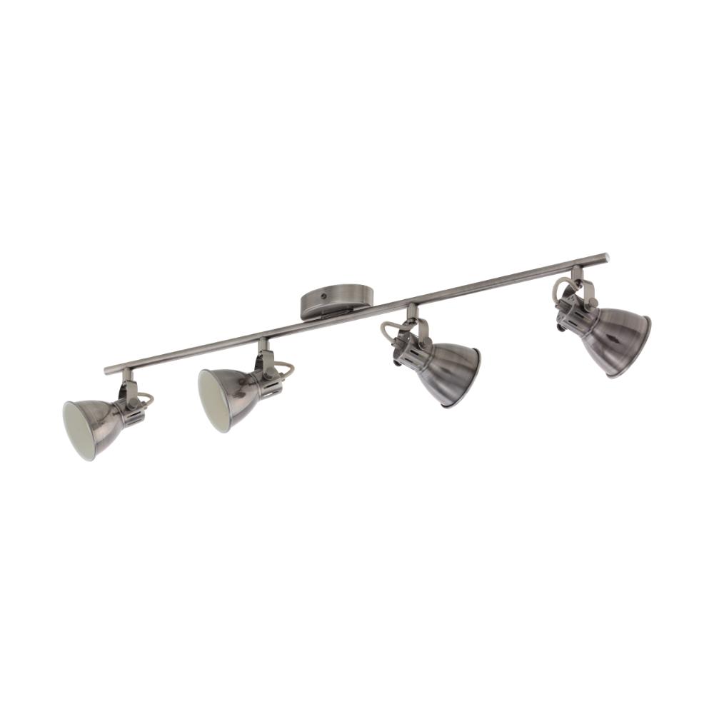 Seras 4-Spot Antique Nickel Spotlight Bar