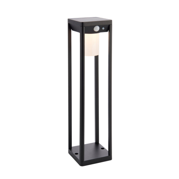 Hallam Outdoor LED Small Matt Black Post IP44