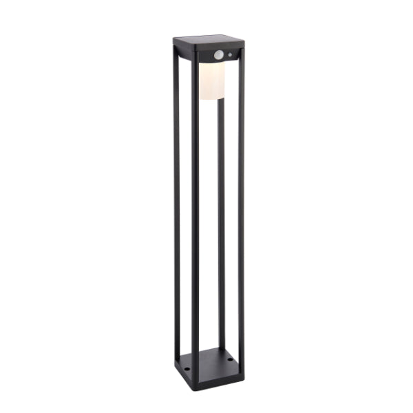 Hallam Matte Black IP44 LED Outdoor Post Large