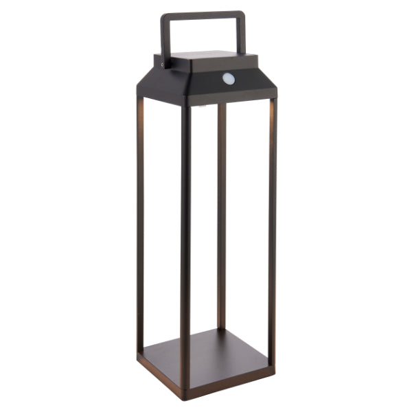 Linterna Large LED PIR Outdoor Black Lantern