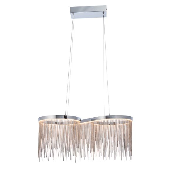 Orphelia LED Polished Chrome Pendant