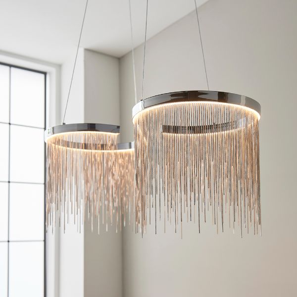 Orphelia LED Polished Chrome Pendant