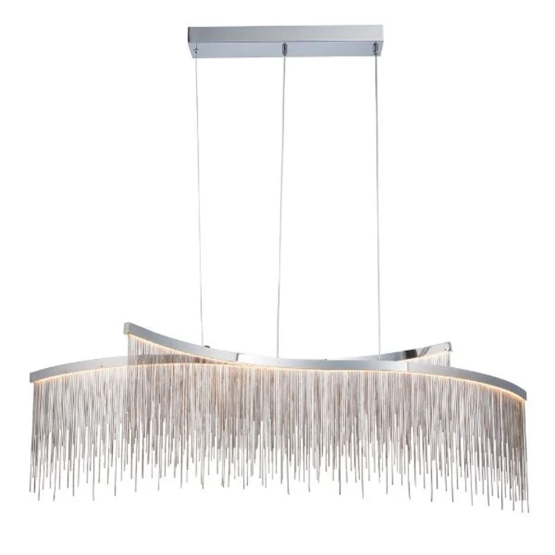 Orphelia 2-Light Polished Chrome LED Ceiling Pendant