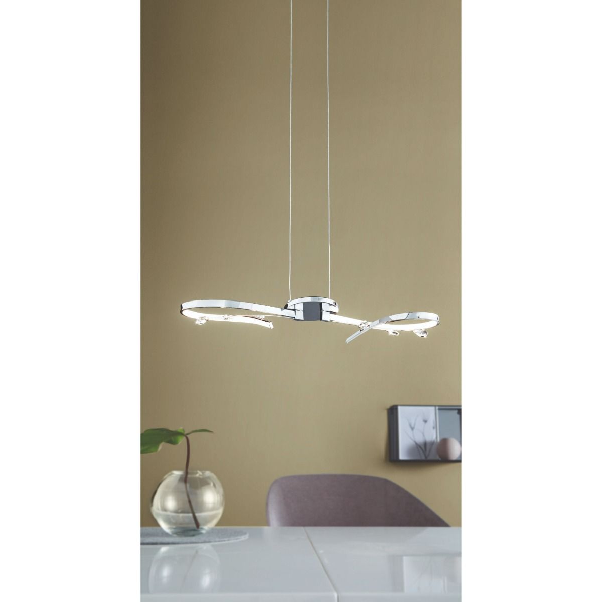 Vallemare 2 light Warm White LED Pendant ceiling light