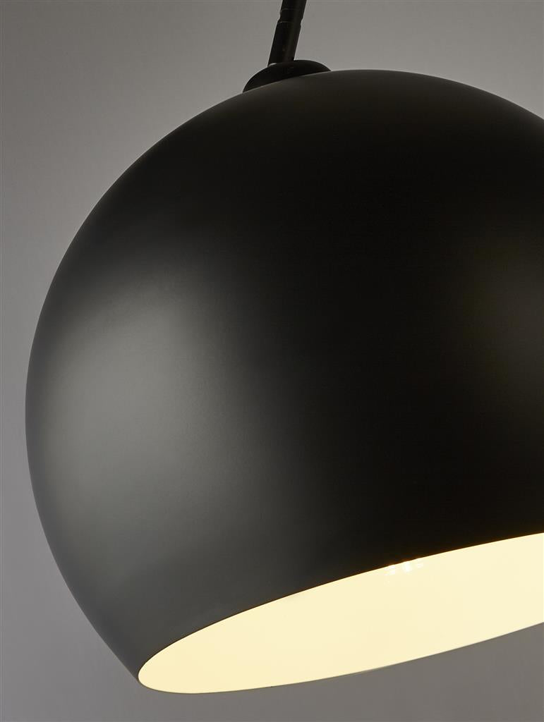 Giant Matte Black Arc Floor Lamp